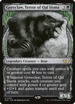 NM Showcase Goreclaw, Terror of Qal Sisma, MTG, Multiverse Legends, Magic, 27 - Image 1