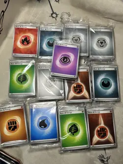 Pokemon ETB Card Sleeves, Energy Cards, Accessories Bulk Lot - Image 2