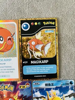 Magikarp 129 Star Card Holo English Pokemon - Image 1