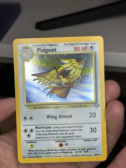Pokemon TCG Pidgeot Jungle 8/64 Holo Unlimited Holo Rare - Image 2