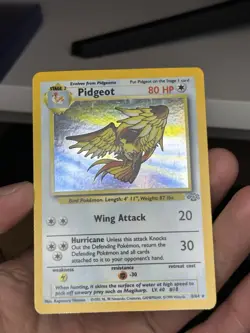 Pokemon TCG Pidgeot Jungle 8/64 Holo Unlimited Holo Rare - Image 3