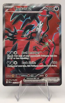 Yveltal ex 105/088 Ultra Rare Full Art - Pokemon TCG Perfect Order - NM - Image 1