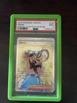 2024 Pokemon Twilight Masquerade Special Illustration Rare Perrin 220/167 PSA 9 - Image 1