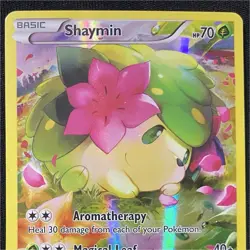 Pokemon Shaymin Black Star Promo XY115 Mythical Collection 20th Anniversary - Image 1
