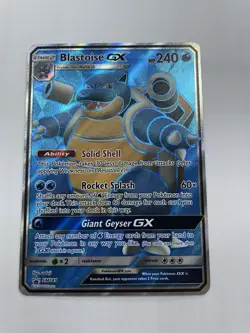 Pokemon Blastoise GX SM189 SM Promos Full Art Promo - Image 1