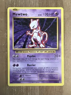 Pokemon TCG Mewtwo XY Evolutions 51/108 Regular Rare VLP - Image 1