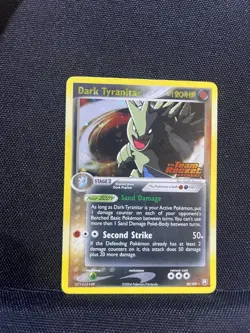 Pokemon TCG Dark Tyranitar Team Rocket Returns Rare Holo Deck Exclusive - Image 1