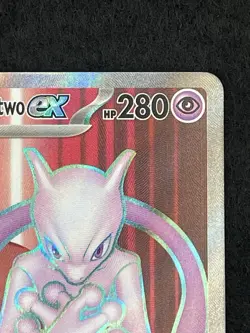 🔥 Pokemon TCG Team Rocket’s Mewtwo ex 213/182 SV10 Destined Rivals NM 🔥 - Image 3