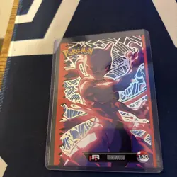 Pokemon Topps Team Rocket Set Mewtwo 8 Silver Foil - Image 1