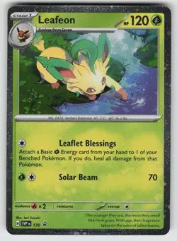Leafeon (Cosmos Holo) 170 Holo Promo Scarlet & Violet Promo Pokemon Holo NM - Image 1