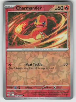 Charmander 026/197 Common Obsidian Flames Pokemon Reverse Holo Near Mint - Image 1
