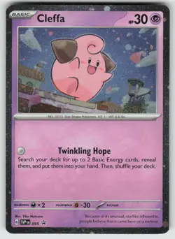 Cleffa 095 Holo Promo Scarlet & Violet Promo Pokemon Holo Near Mint - Image 1