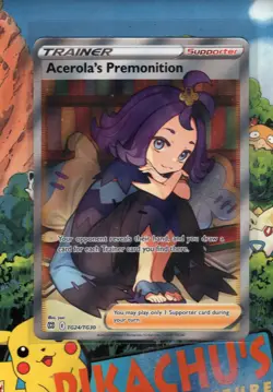 Pokemon TCG Acerola's Premonition TG24/TG30 Swsh09: Brilliant Stars Trainer NM/M - Image 1