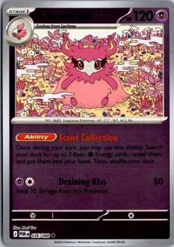 036/088 Aromatisse Reverse Holo Pokemon TCG Perfect Order English NM - Image 1