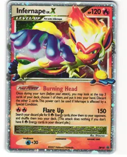 Infernape LV.X Pokemon TCG Diamond and Pearl Promos DP10 MP - Image 1