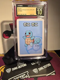 Squirtle Old Maid CGC Pristine 10 2019 Japanese Graded Pokemon TCG - Image 1