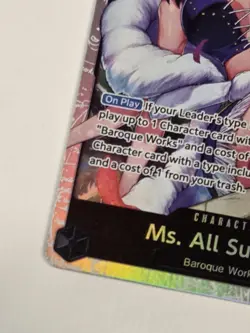 Ms. All Sunday FOIL OP14-084 The Azure Sea's Seven One Piece NM - Image 4