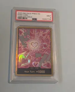 2025 ONE PIECE PRB02-PREMIUM BOOSTER BOA HANCOCK-GOLD DON!! CARD PSA 9 - Image 2