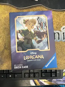 Disney OFFICIAL Lorcana Tinker Bell Giant Fairy Deck Case!! - Image 1