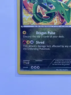 Rayquaza 11/20 Dragon Vault Holo Pokemon Card - NEAR MINT - Image 4