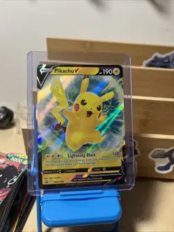 Pikachu V SWSH198 SWSH: Sword & Shield Promo Cards Holo - Image 1