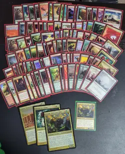 Complete Nature of the Beast 2013 Naya Commander deck Jumbo Cards - Image 1