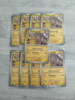 9 X Pokemon | Pikachu At The Museum - Jumbo Promo cards - *Brand New & Sealed* - Image 3