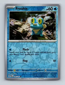 Froakie 056 2024 Pokemon Twilight Masquerade Yuka Morii Reverse Holo Card NM+ a - Image 1
