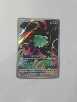 Pokemon TCG Bulbasaur Mega Evolution Stamped Holo Card 133/132 Nm - Image 1