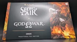 Magic The Gathering Secret Lair x God of War: Greek Foil Edition Sealed 5 CARDS - Image 1