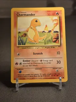 POKEMON TCG BASE 6 CARD LOT WIZARDS OF THE COAST VINTAGE 1999 NM LP CHARMANDER - Image 4