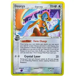 Deoxys Holon Phantoms 5/110 Holo Rare Delta Species Pokemon Card - LP - Image 1