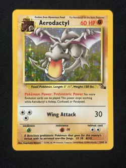 Aerodactyl 1/62 Holo Rare Fossil Pokemon Card - Image 1