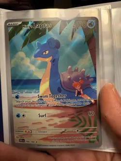 Misty's Lapras Full Art Holo Illustration Rare Card 194/182 Destined Rivals - Image 1