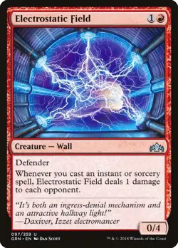 Magic the Gathering MTG Electrostatic Field U Guilds of Ravnica 97 NM - Image 1