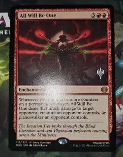 MTG All Will Be One 118/271 Phyrexia: All Will Be One Promo Pack Mythic Rare NM - Image 1
