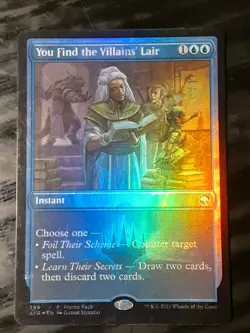 You Find the Villains Lair FOIL , Adventures , NM, MTG, FREE SHIPPING - Image 1