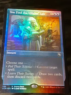 You Find the Villains Lair FOIL , Adventures , NM, MTG, FREE SHIPPING - Image 2