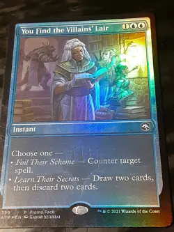 You Find the Villains Lair FOIL , Adventures , NM, MTG, FREE SHIPPING - Image 3