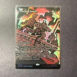 Doubling Season M 0011 Mythic Magic the Gathering TMNT (FOIL) - Image 1
