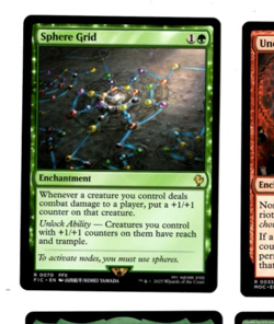 1x Sphere Grid Final Fantasy Commander mtg - Image 1