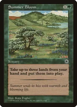 Summer Bloom 1x MtG Portal SP/NM - Image 1