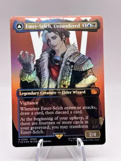 Emet-Selch, Unsundered 0394 Borderless Foil Final Fantasy FIN MTG NM - Image 1