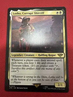 MTG Lotho, Corrupt Shirriff - Lord of the Rings NM - Image 1