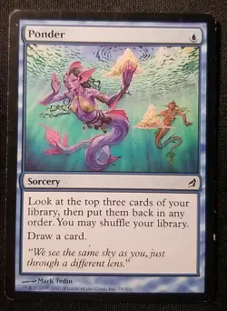 Ponder Lorwyn MP Magic The Gathering Mtg Tcg See Detailed Pictures * - Image 1
