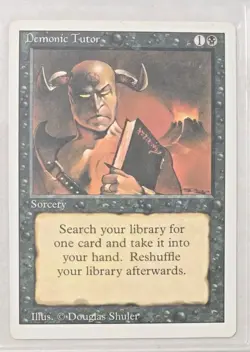 Demonic Tutor Magic the Gathering Revised Set - Image 3