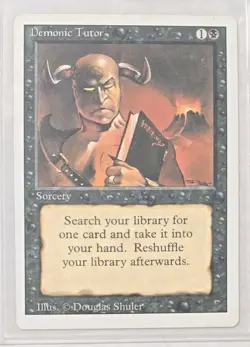 Demonic Tutor Magic the Gathering Revised Set - Image 4
