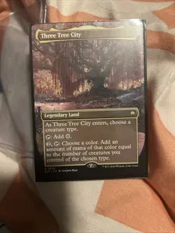 Three Tree City (Borderless) (0339) Bloomburrow Regular - Image 1