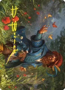 MTG Tom Bombadil Art Card (Gold-Stamped Signature) [The Lord of the Rings: Tales - Image 1