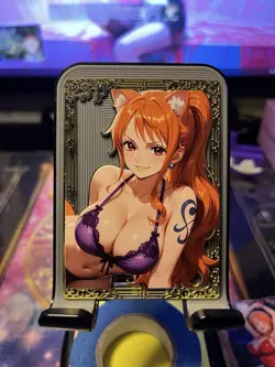 Goddess Story Metal Card Serialized Anime Waifu Random # Nami - Image 1